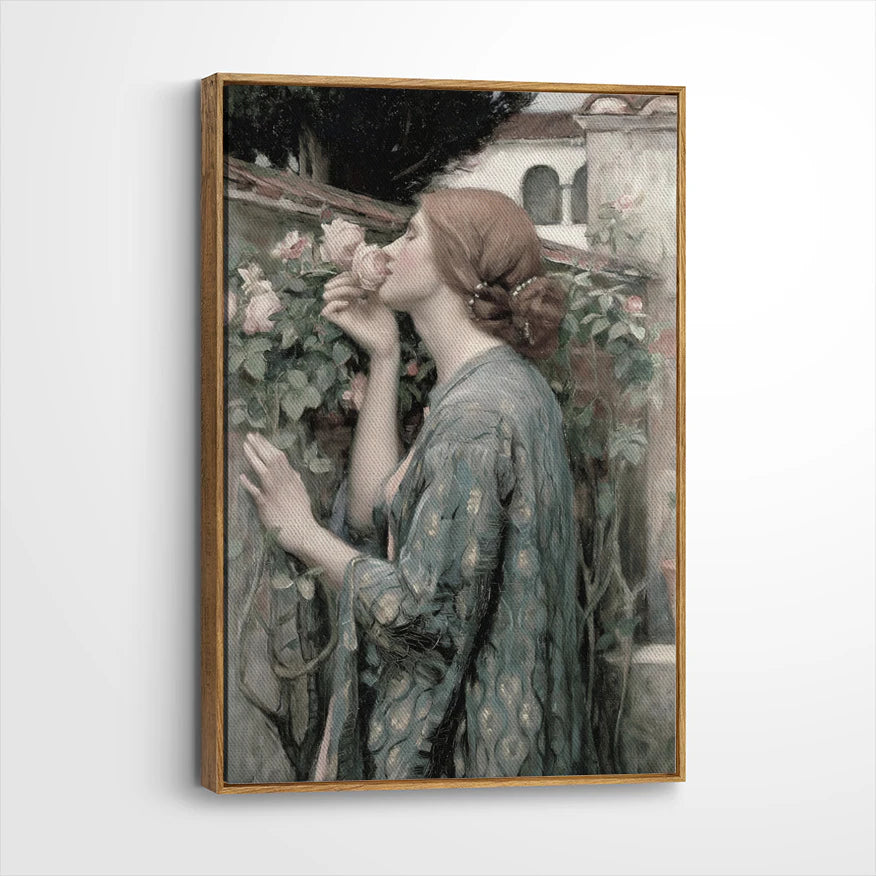 framed-canvas-brown-walnut