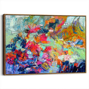 framed-canvas-brown-walnut