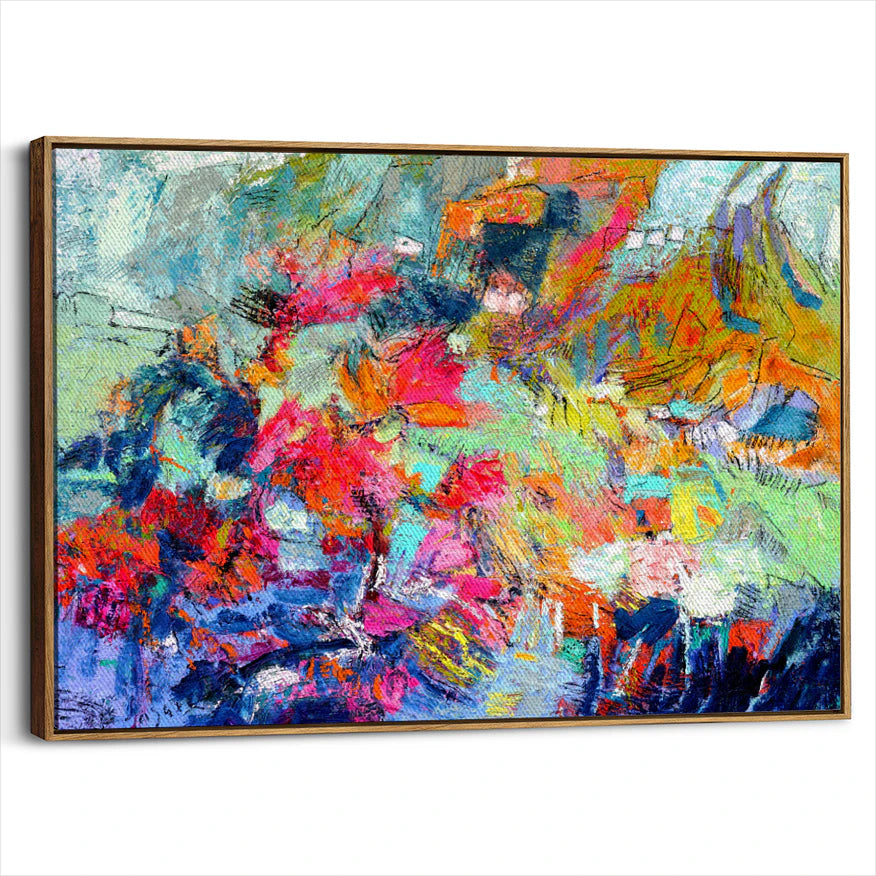 framed-canvas-brown-walnut