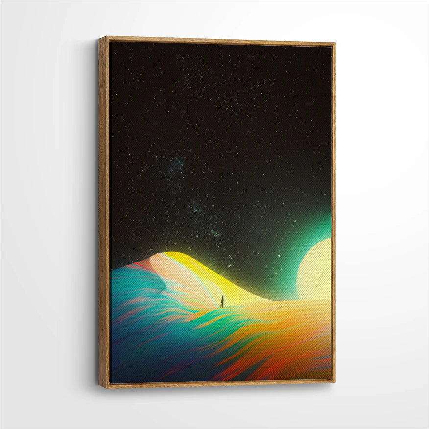 framed-canvas-brown-walnut