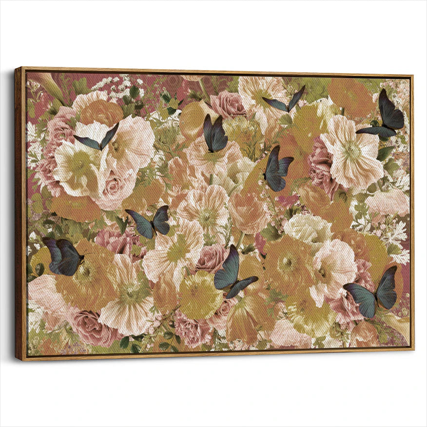 framed-canvas-brown-walnut