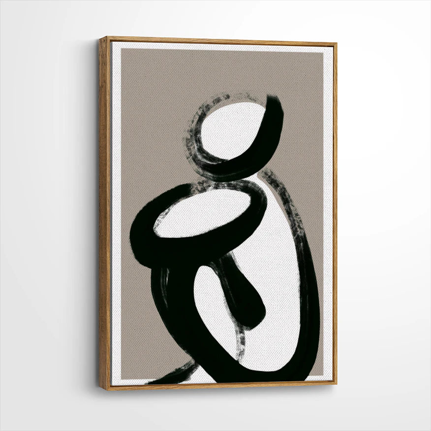 framed-canvas-brown-walnut