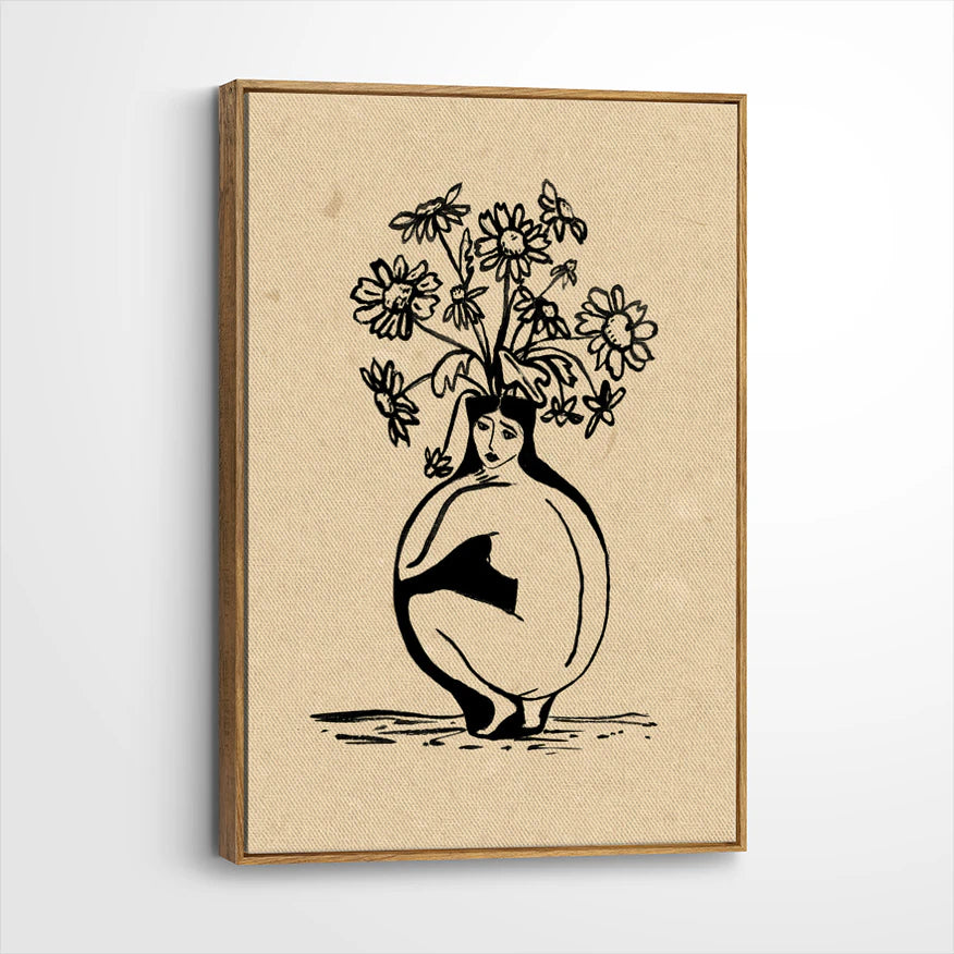 framed-canvas-brown-walnut