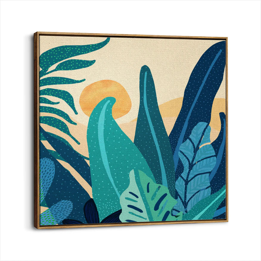 framed-canvas-brown-walnut