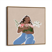 framed-canvas-brown-walnut