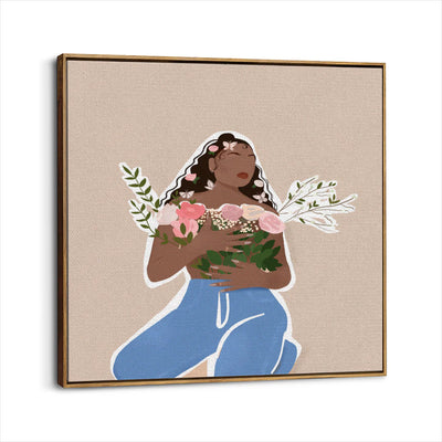 framed-canvas-brown-walnut
