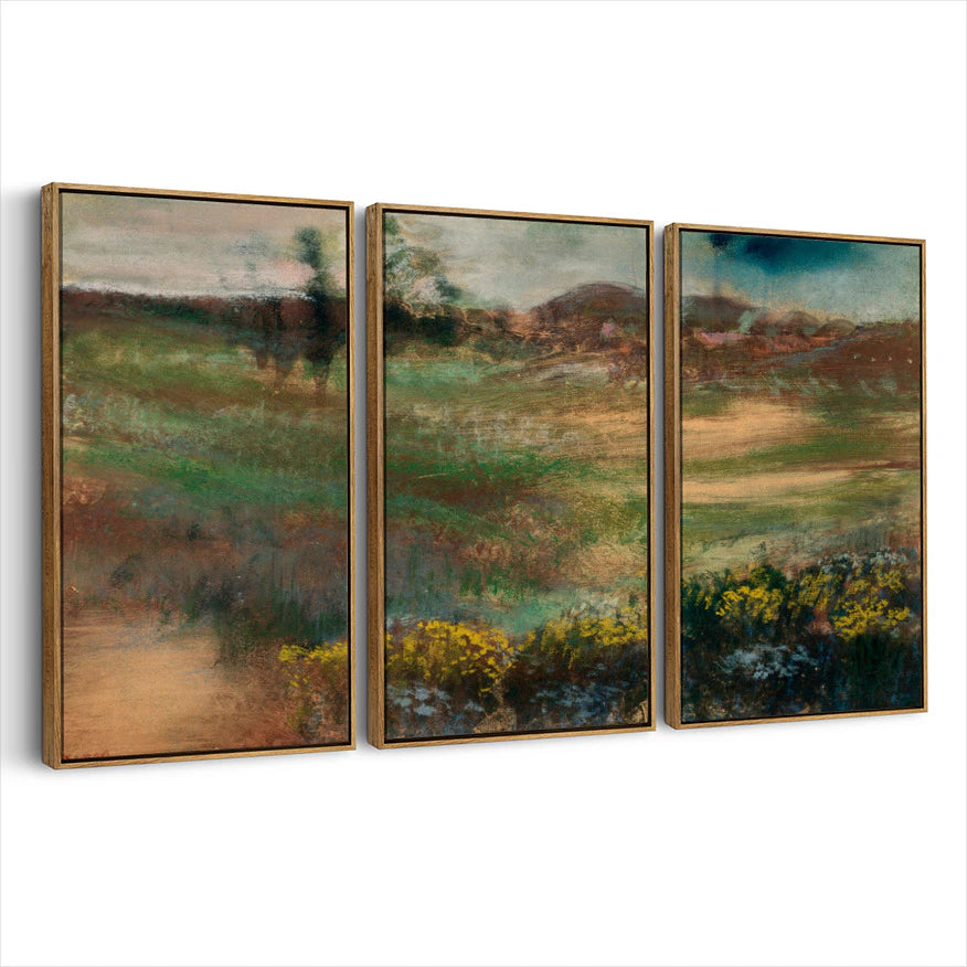 3-framed-canvas-brown-walnut
