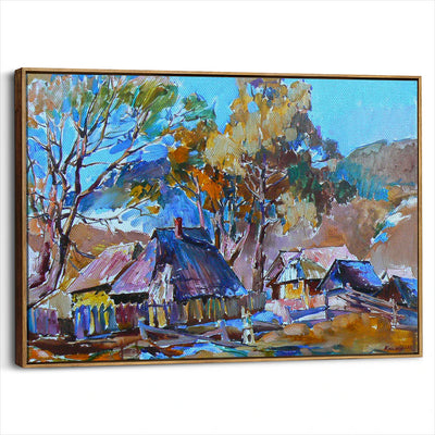 framed-canvas-brown-walnut
