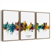3-framed-canvas-brown-walnut