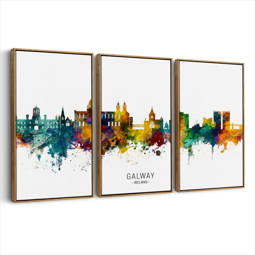 3-framed-canvas-brown-walnut