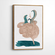 framed-canvas-brown-walnut
