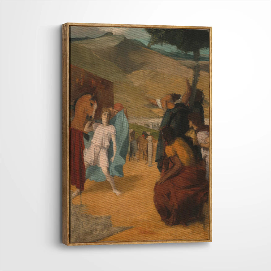 framed-canvas-brown-walnut