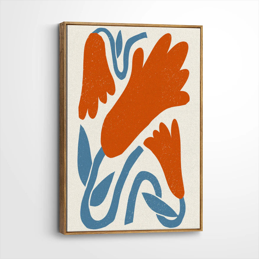 framed-canvas-brown-walnut