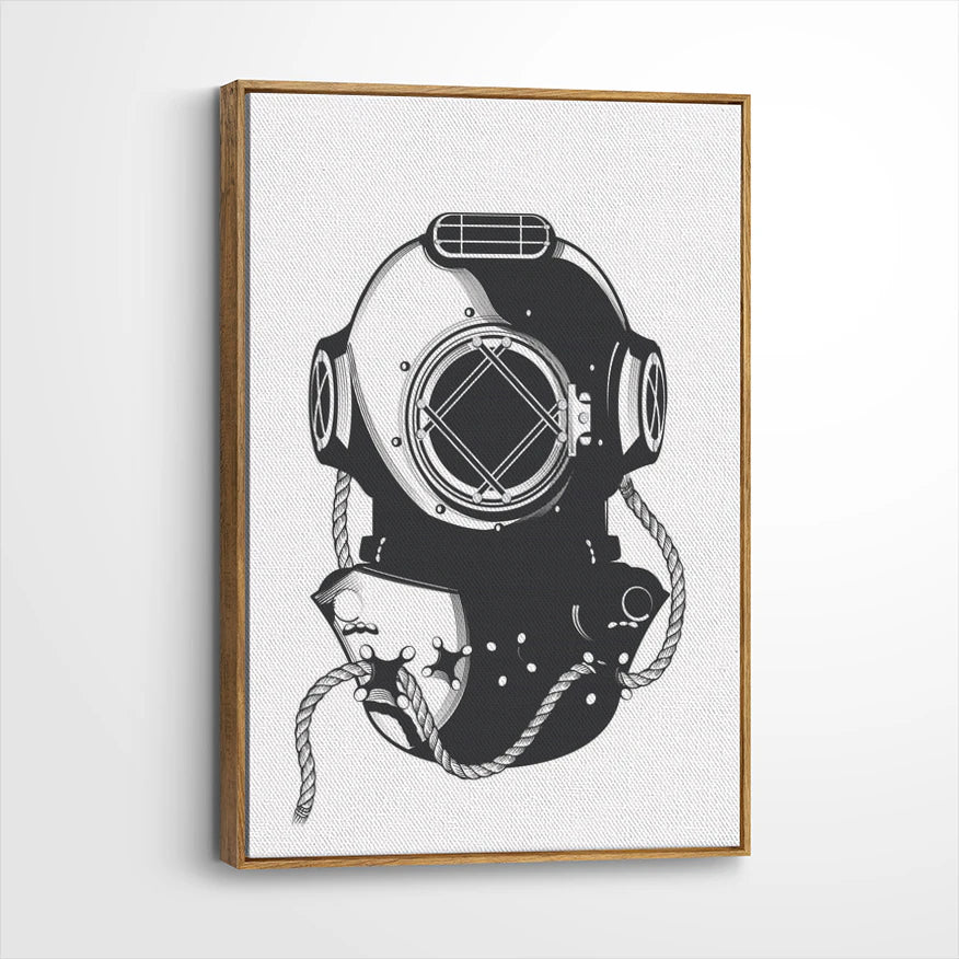 framed-canvas-brown-walnut