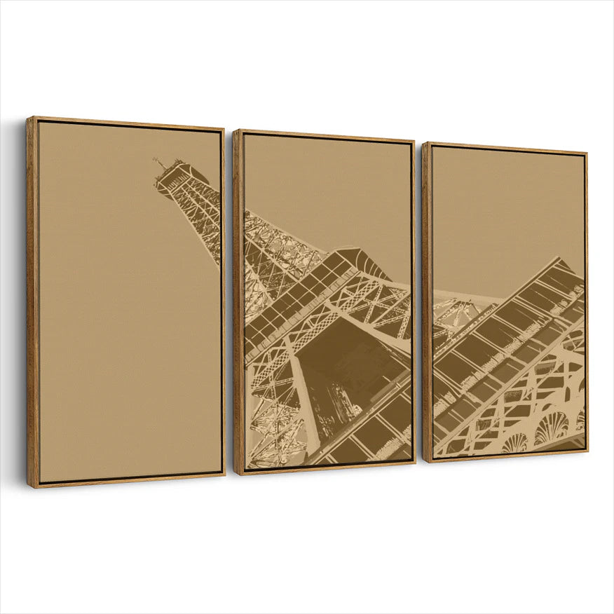 3-framed-canvas-brown-walnut