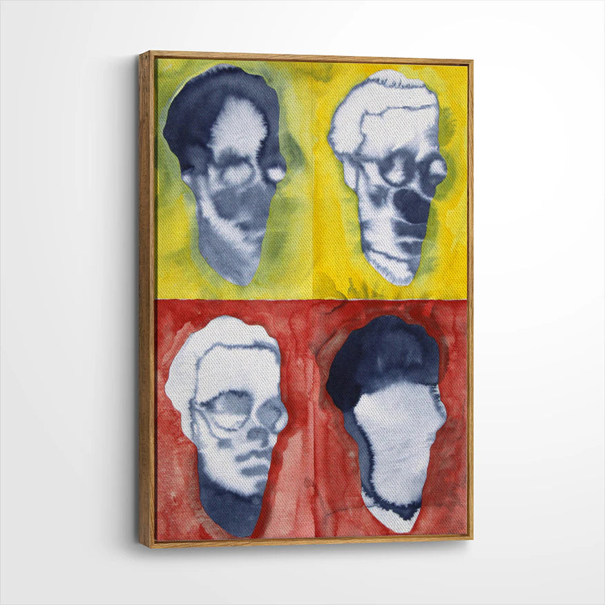 framed-canvas-brown-walnut