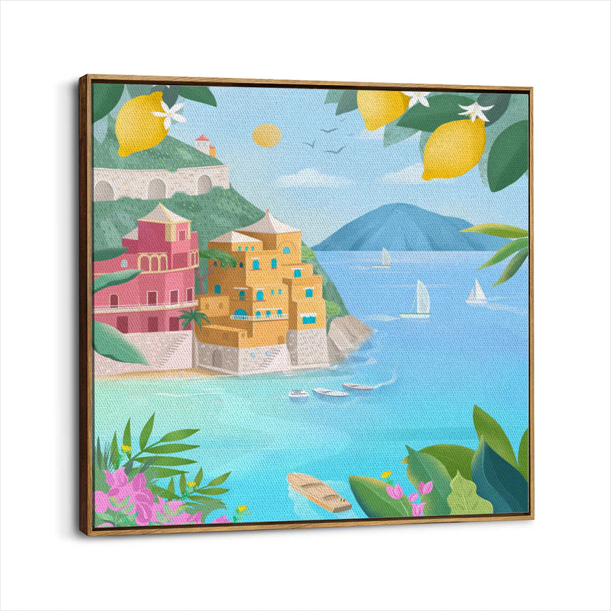framed-canvas-brown-walnut