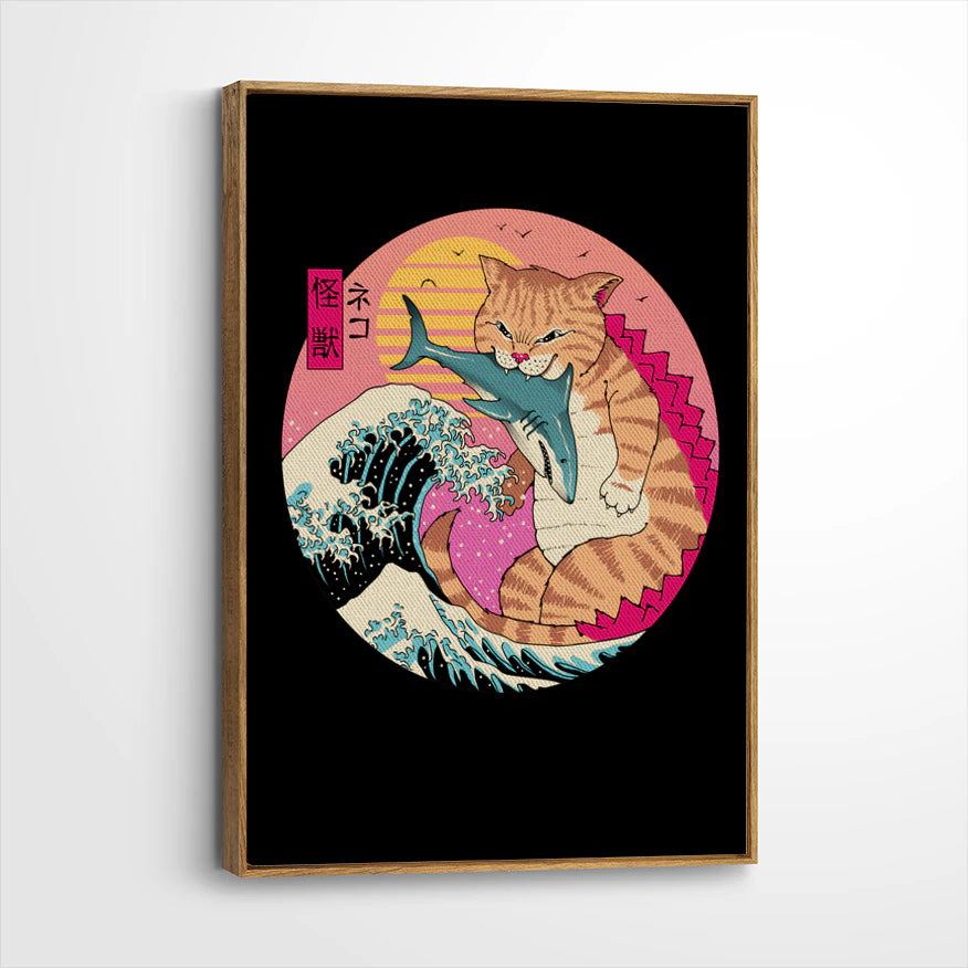 framed-canvas-brown-walnut