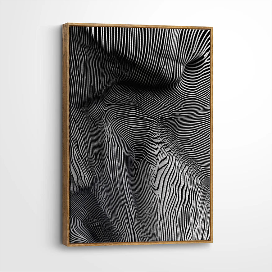 framed-canvas-brown-walnut