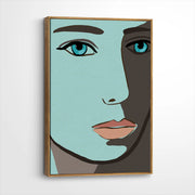 framed-canvas-brown-walnut