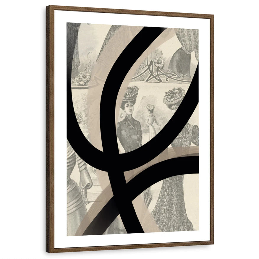 framed-print-brown-walnut-white-border