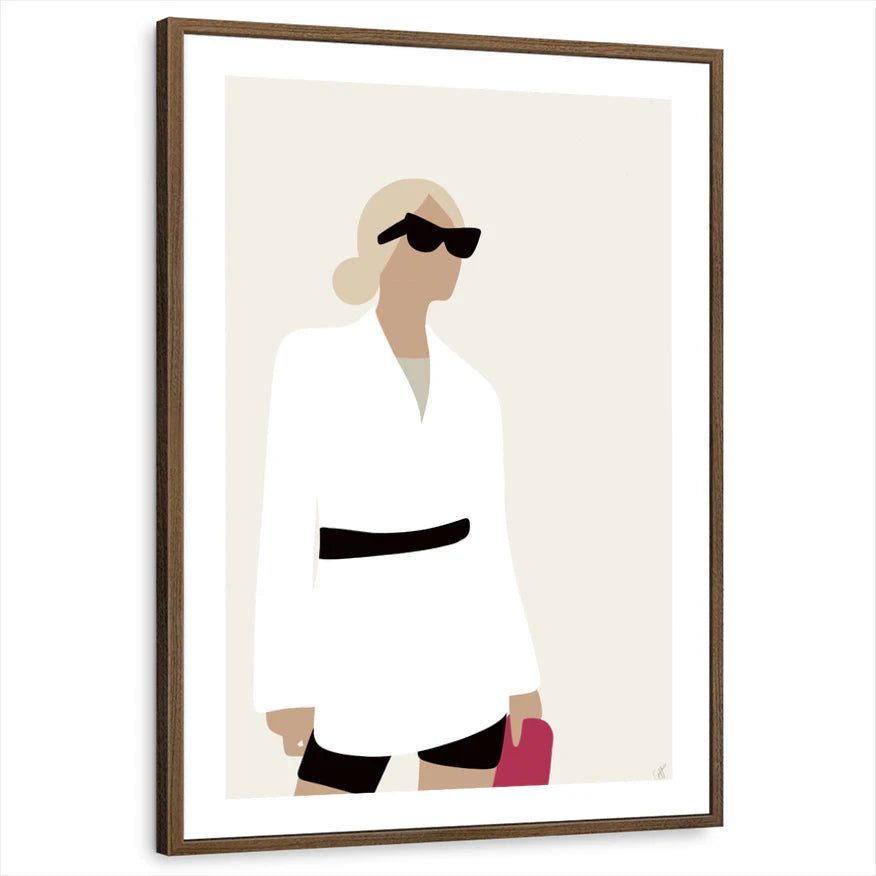 framed-print-brown-walnut-white-border