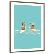 framed-print-brown-walnut-white-border
