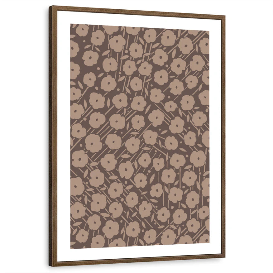 framed-print-brown-walnut-white-border