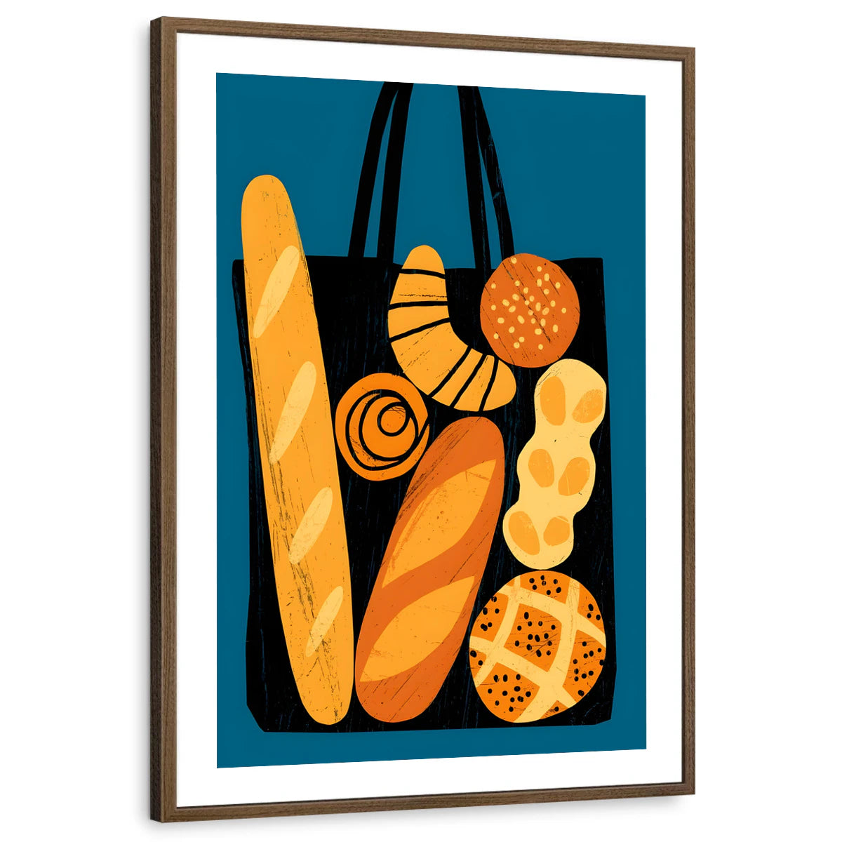 framed-print-brown-walnut-white-border