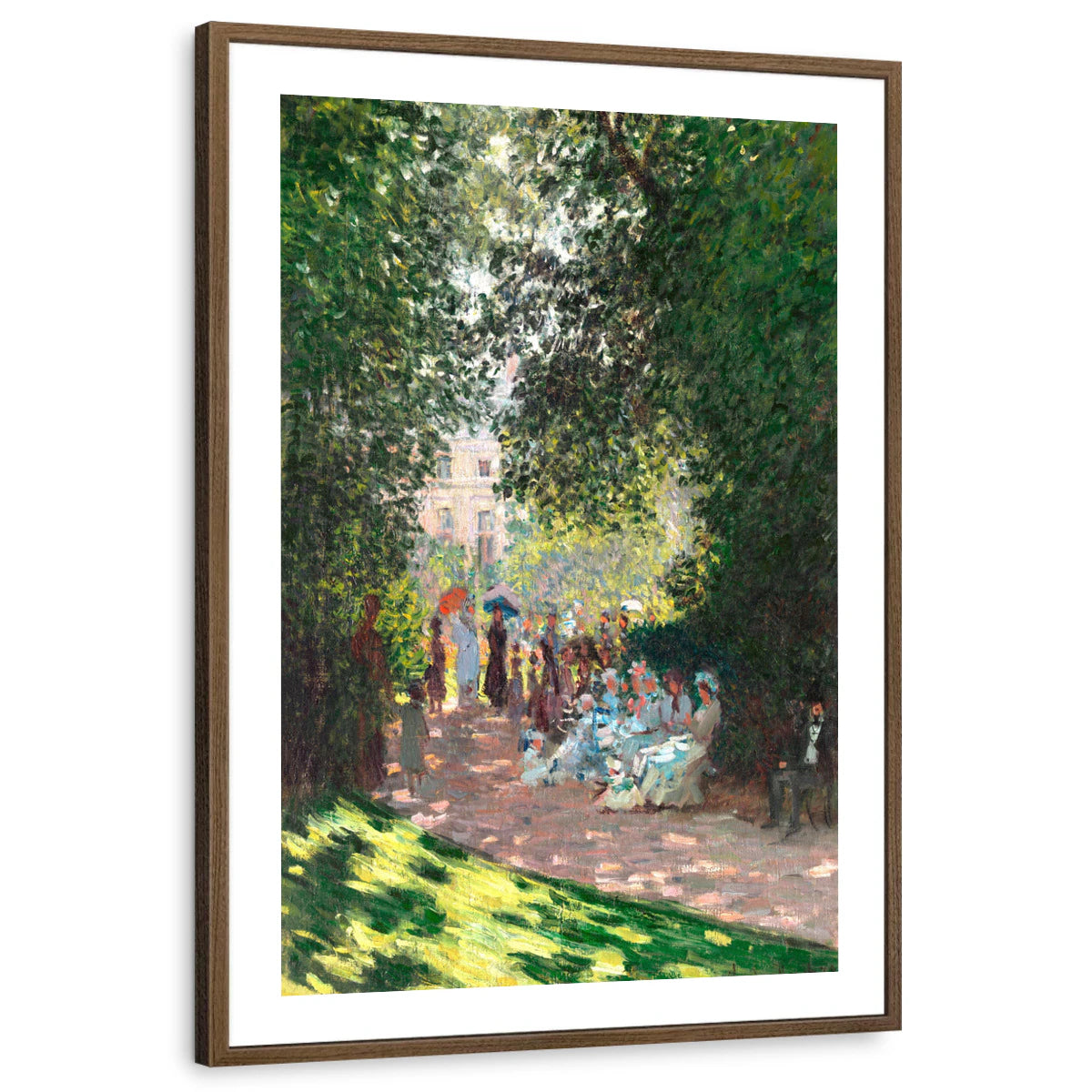 framed-print-brown-walnut-white-border