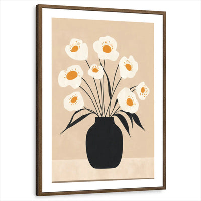 framed-print-brown-walnut-white-border
