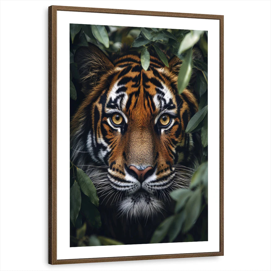 framed-print-brown-walnut-white-border