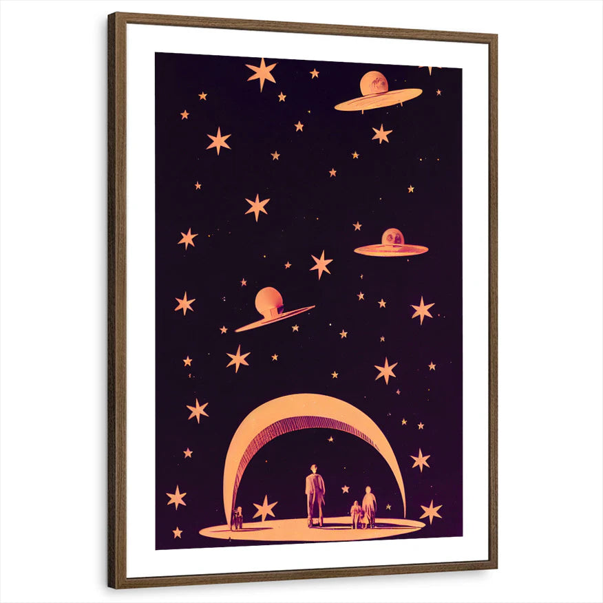 framed-print-brown-walnut-white-border