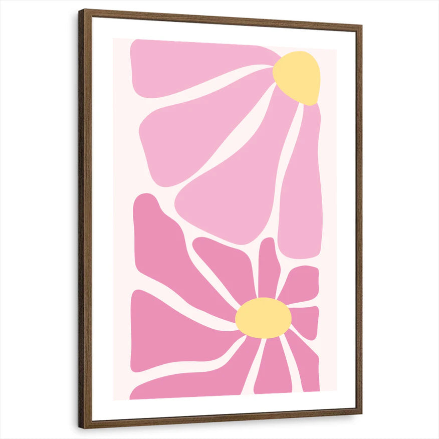 framed-print-brown-walnut-white-border