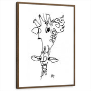 framed-print-brown-walnut-white-border