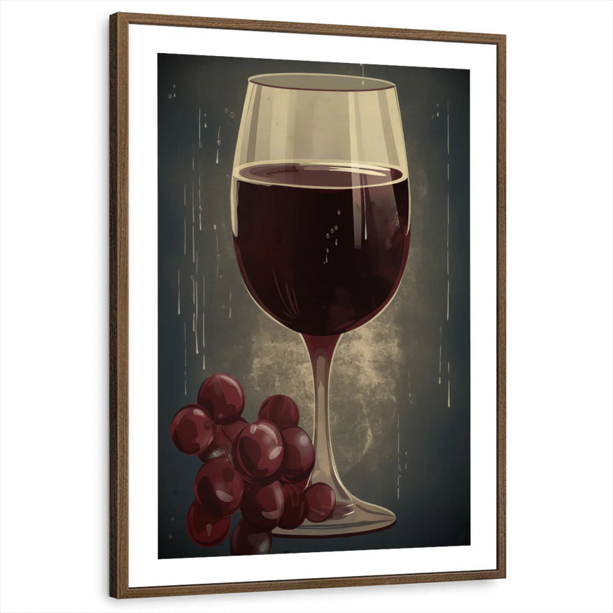 framed-print-brown-walnut-white-border
