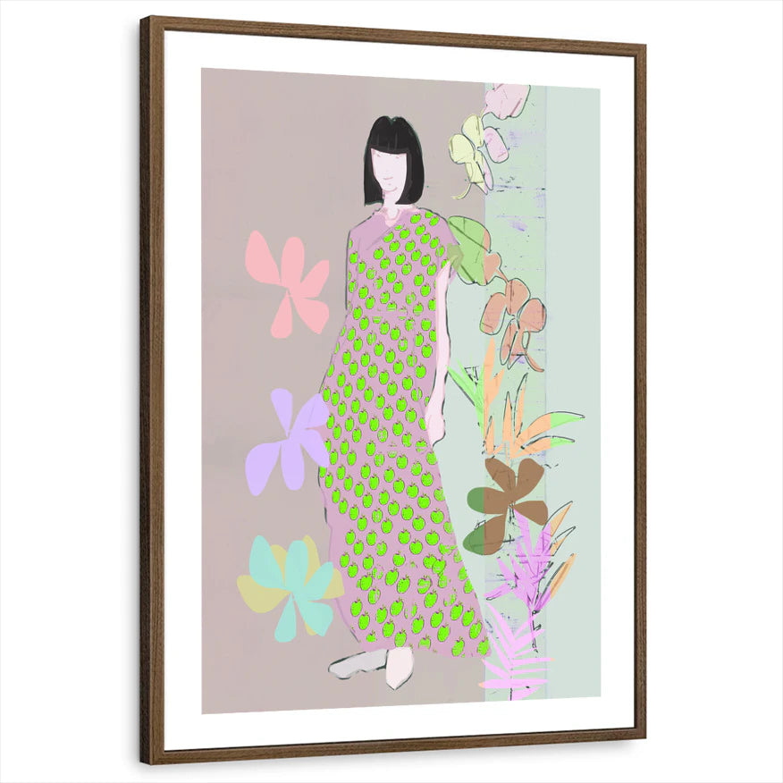 framed-print-brown-walnut-white-border