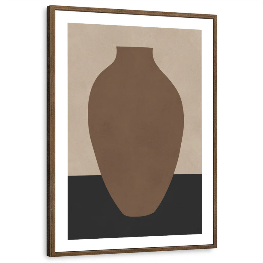 framed-print-brown-walnut-white-border