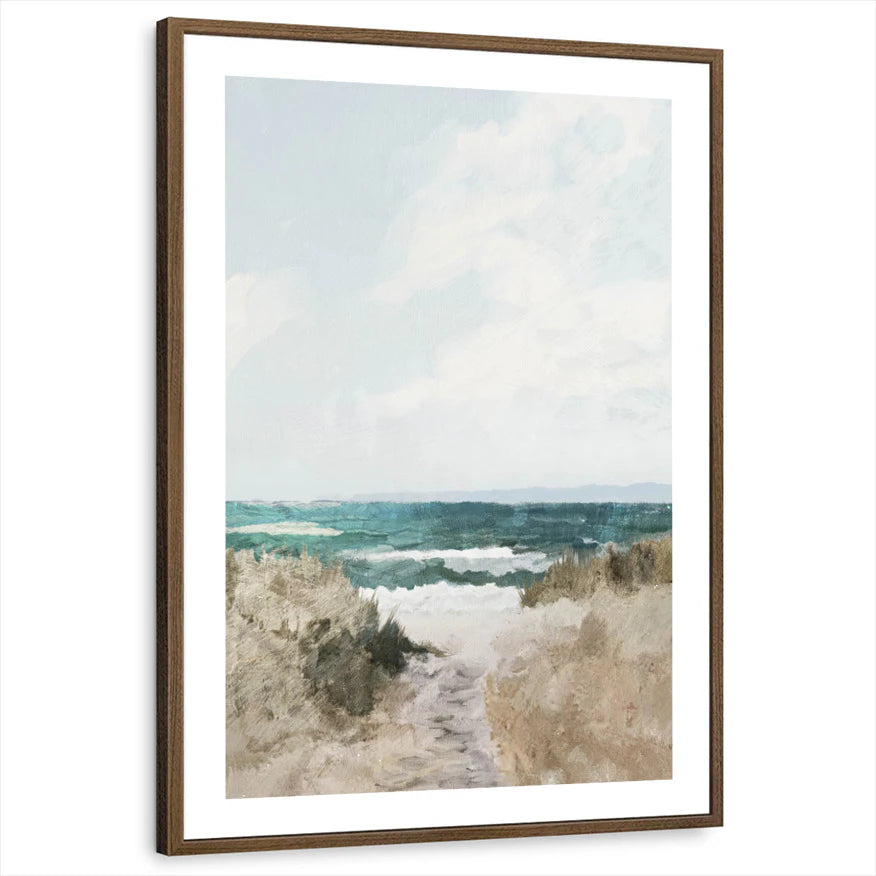 framed-print-brown-walnut-white-border