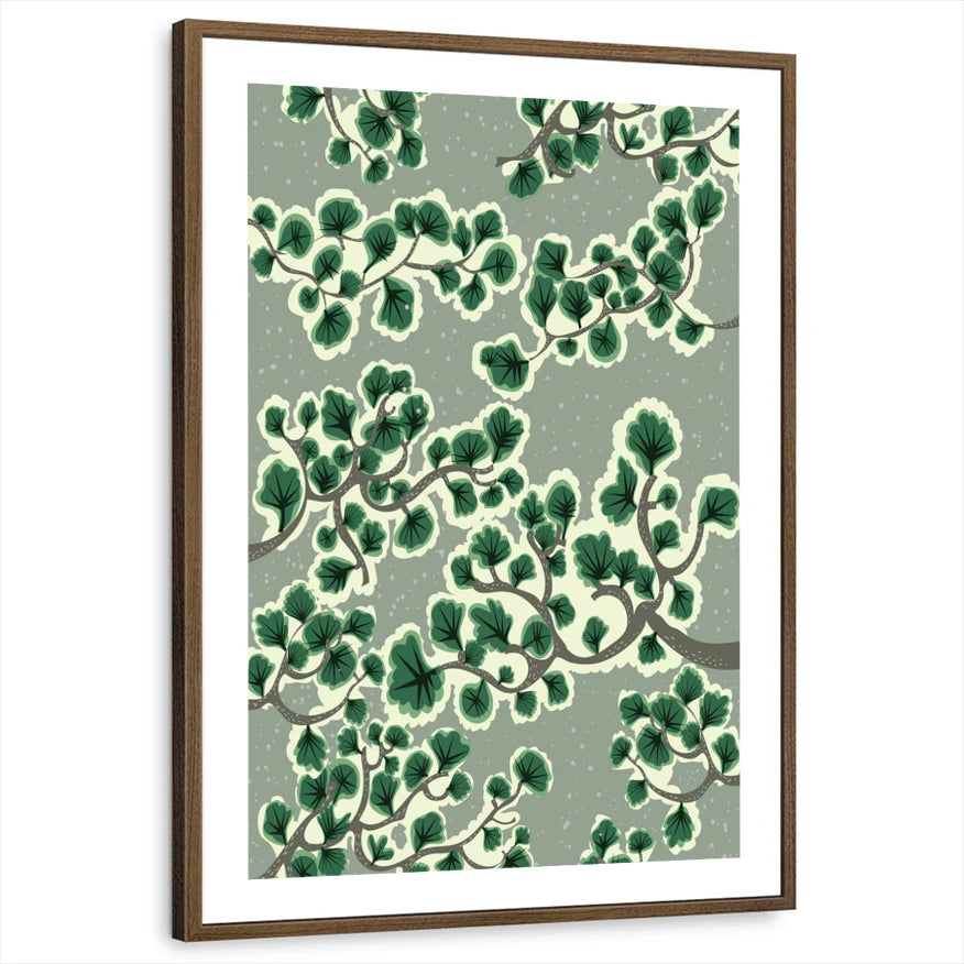 framed-print-brown-walnut-white-border