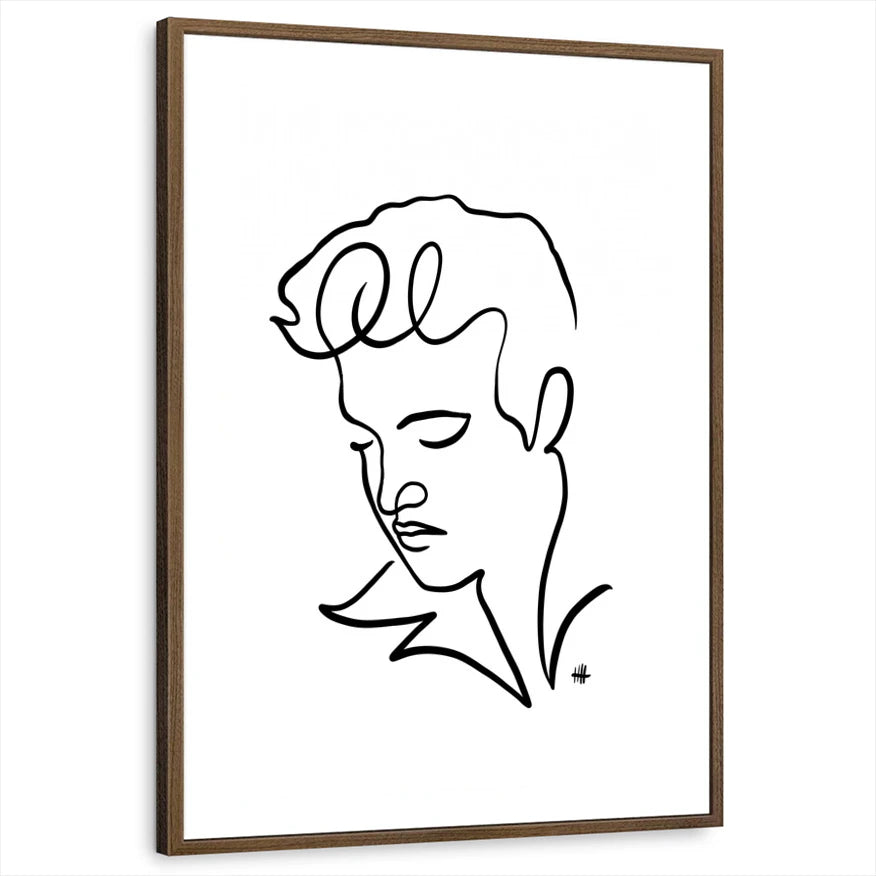 framed-print-brown-walnut-white-border