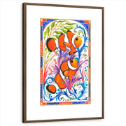 framed-print-brown-walnut-white-border
