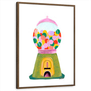 framed-print-brown-walnut-white-border
