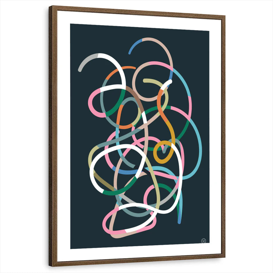 framed-print-brown-walnut-white-border