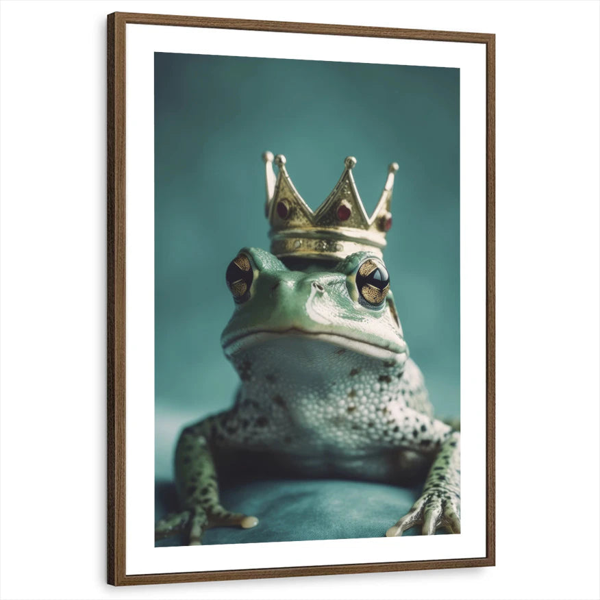 framed-print-brown-walnut-white-border