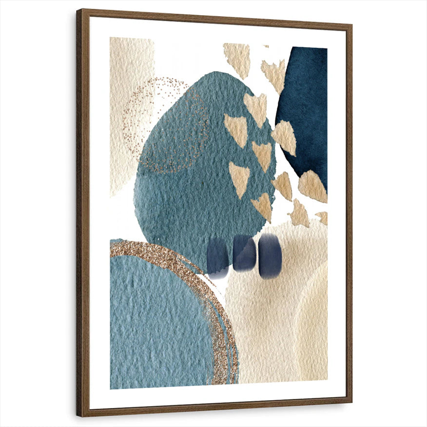 framed-print-brown-walnut-white-border