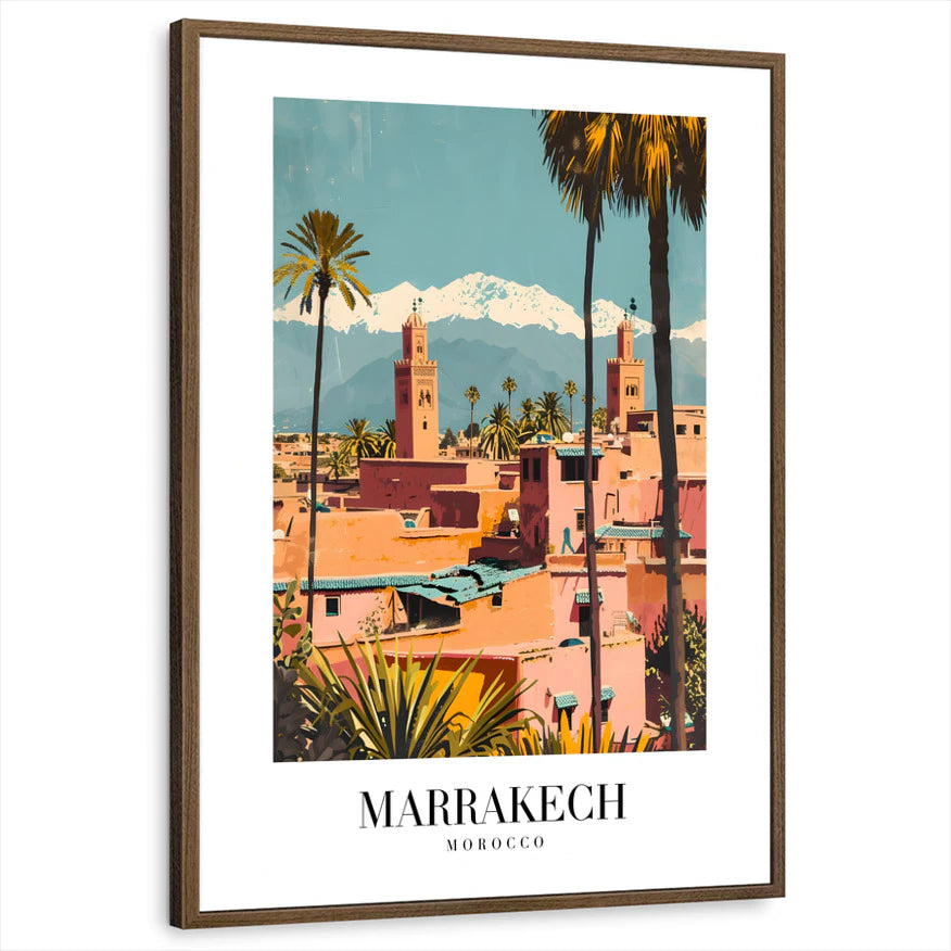 framed-print-brown-walnut-white-border