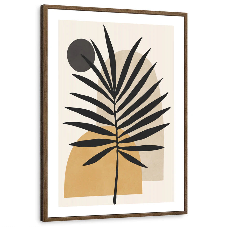 framed-print-brown-walnut-white-border