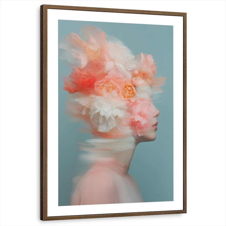 framed-print-brown-walnut-white-border