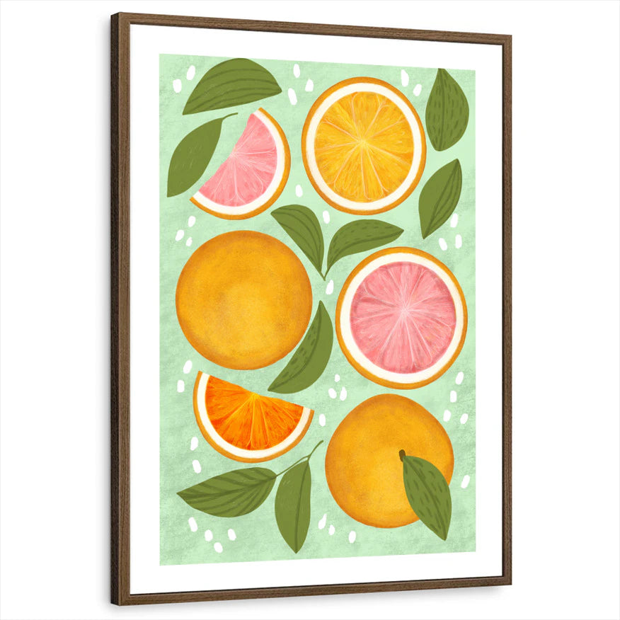 framed-print-brown-walnut-white-border